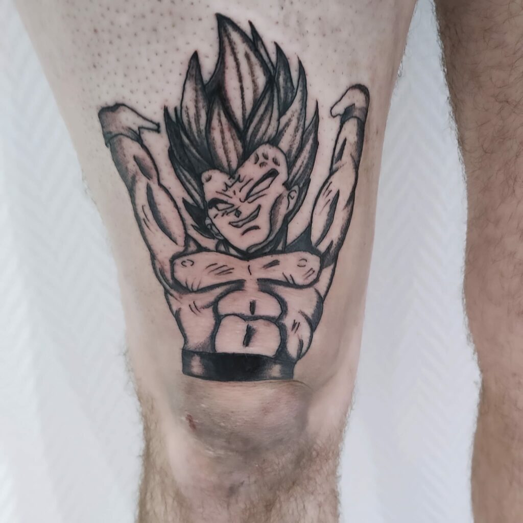 Majin vegeta Tattoo tatouage Tattoo Par Leonie Kats Tattoo & Piercing